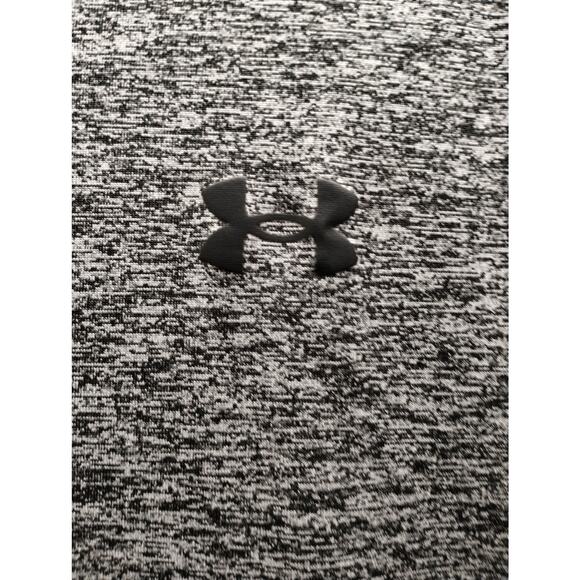 Under Armour Men's Size Medium UA Tech T-shirt Gray Black Loose Short Sleeve Tee - Picture 4 of 7